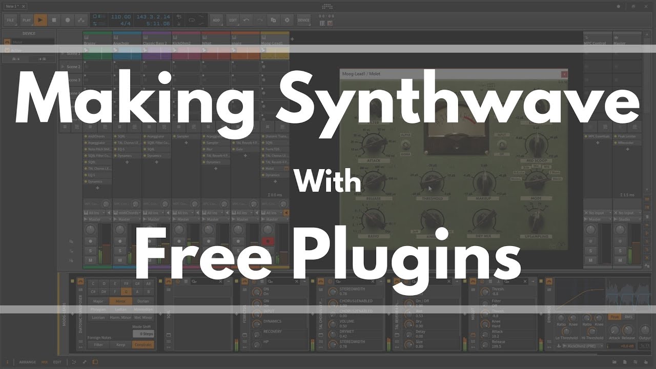 Making Synthwave with Free Plugins: Song Sketch - Episode 1