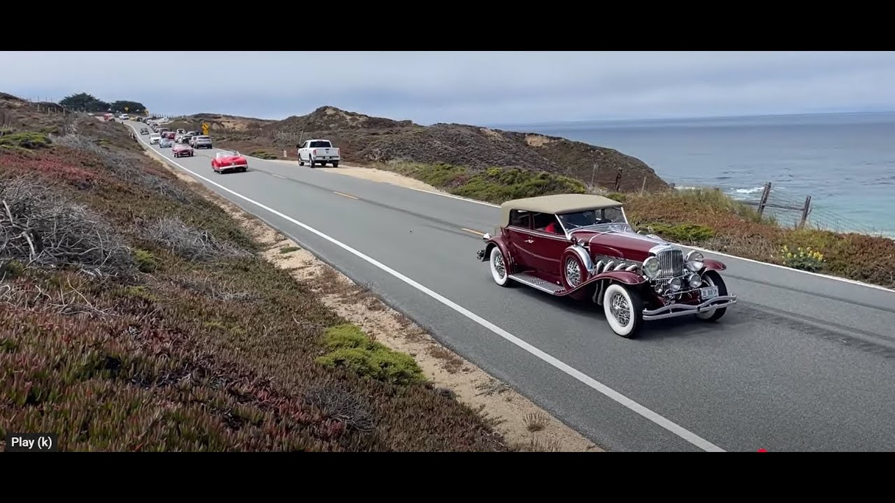 1930 Duesenberg J Murphy Sedan Convertible Berline on the 2025 Pebble Beach Tour D’Elegance.