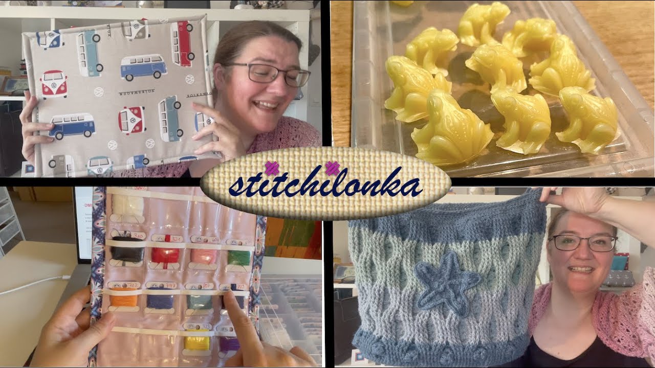 Stickliebe#22 - WIP Parade, Gewinner, Kit-Organisation, Shop-, Häkel- und Life-Update