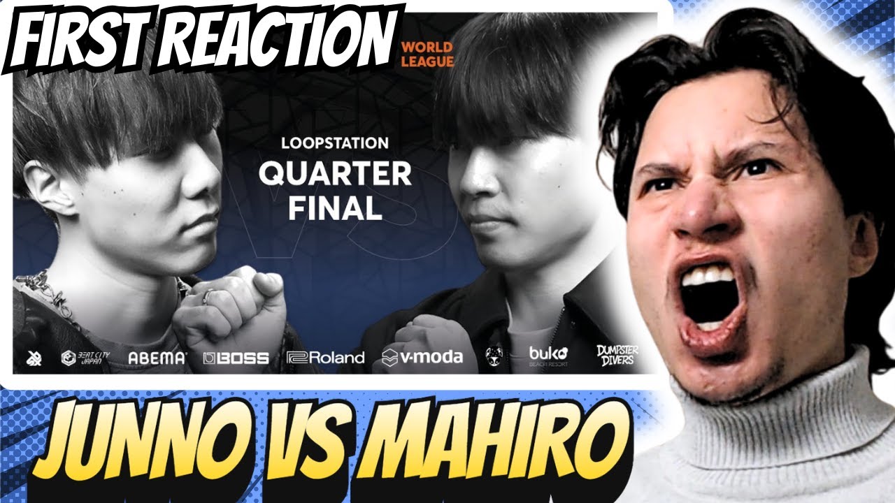 FINAL BOSS ENERGY!! | JUNNO vs MAHIRO - GBB25 Loopstation Quarter Final | REACTION