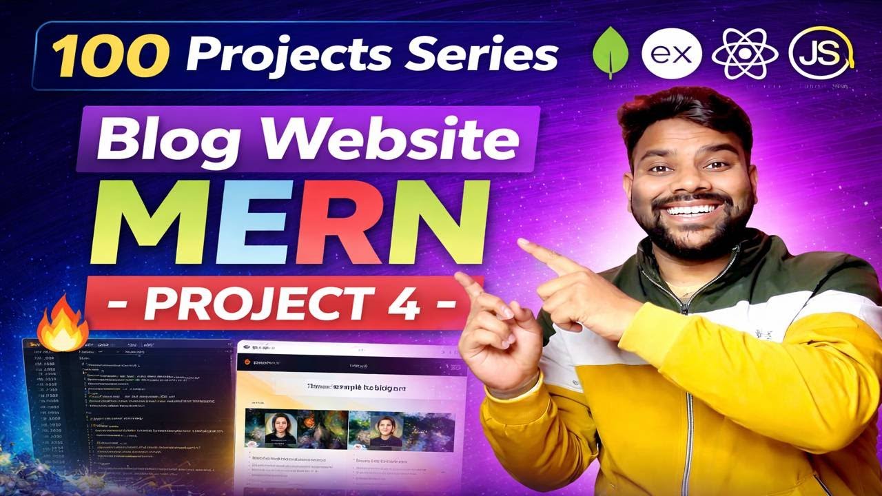 Build a Full Stack Blog Website Using MERN | Project 4 | 100 Projects Series