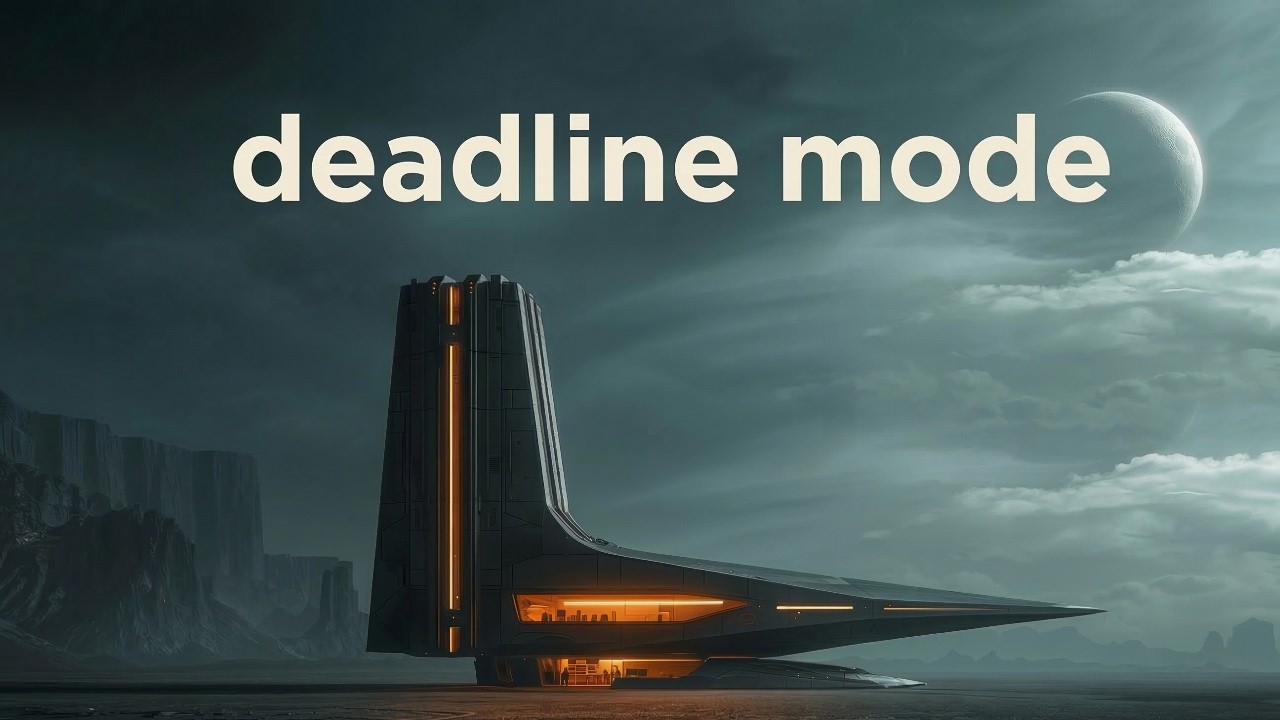 DEADLINE MODE | Futuristic Background Music for Programming & Late-Night Studying
