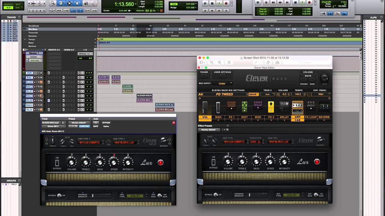Avid Eleven Mark II Plugin Compared With Eleven Rack