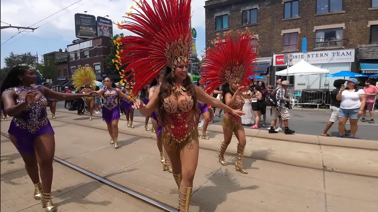 Salsa on St Clair 2025 Parade, Toronto Canada.