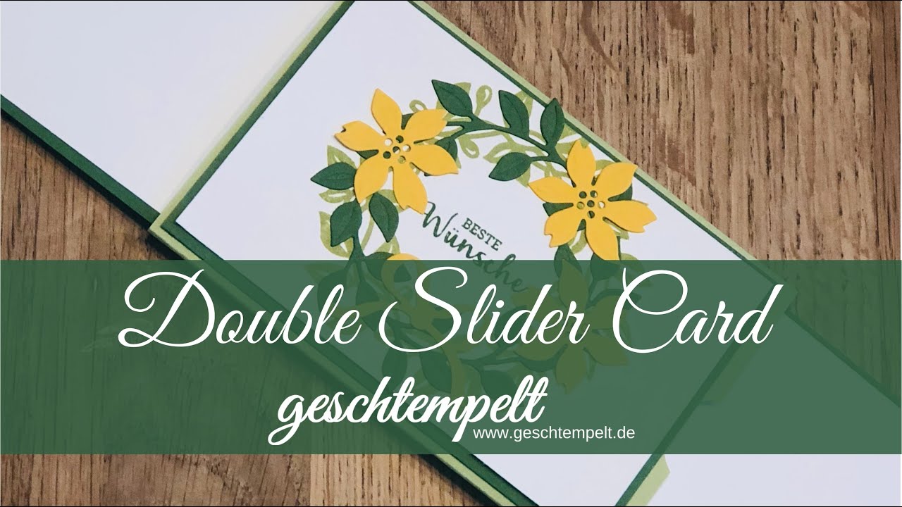 Double Slider Card Kreative Kränze - eine Anleitung mit den Produkten von Stampin´Up!
