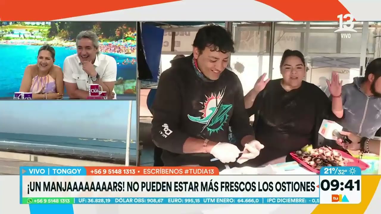 Llegamos hasta la Caleta de Tongoy para comer ostiones | Tu Día | Canal 13