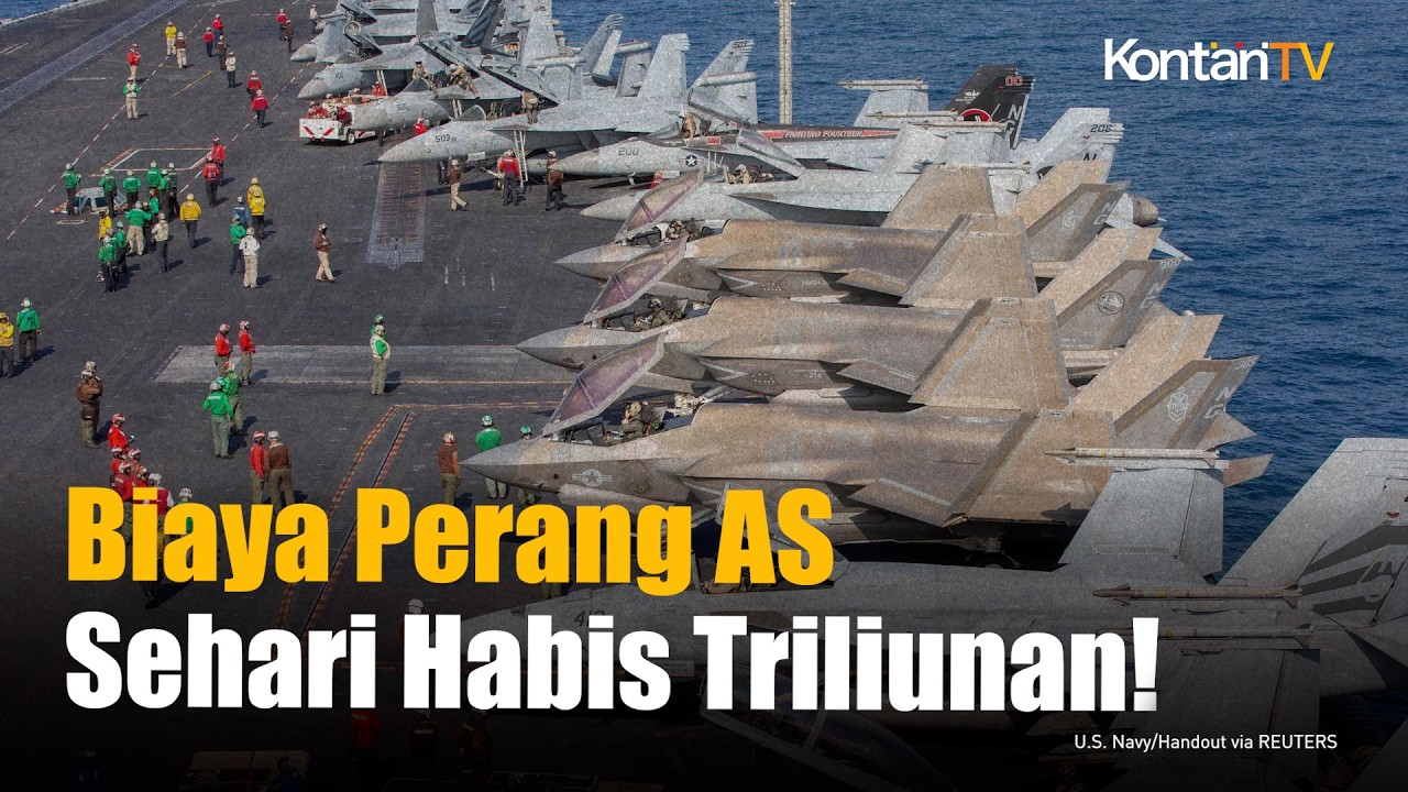 Biaya Perang AS vs Iran Tembus Rp3.500 Triliun!
