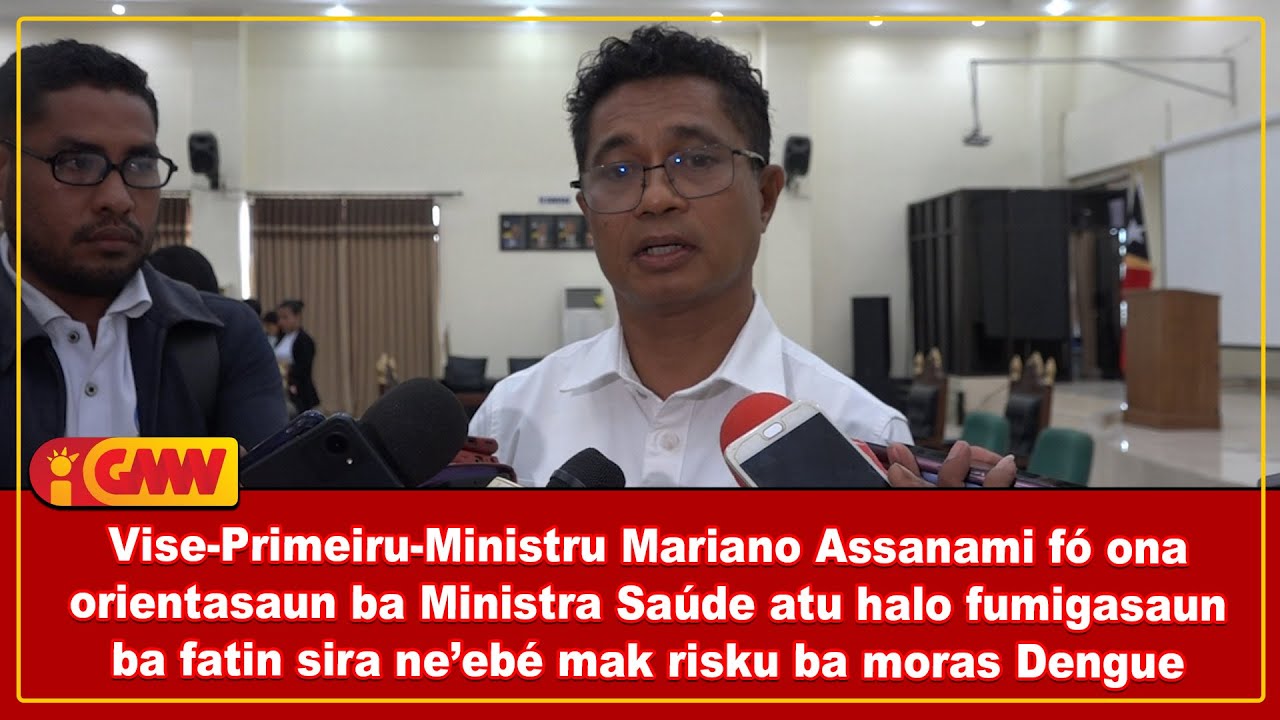 VPM fo ona orientasaun ba Ministra Saúde atu halo fumigasaun ba fatin ne’ebe risku ba moras Dengue