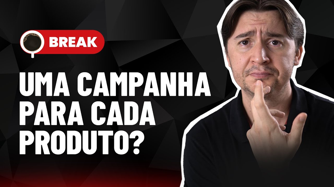 CAMPANHA P/ SITE COM VÁRIOS PRODUTOS, GRUPOS DE ANÚNCIO E PALAVRA-CHAVE - BREAK 01