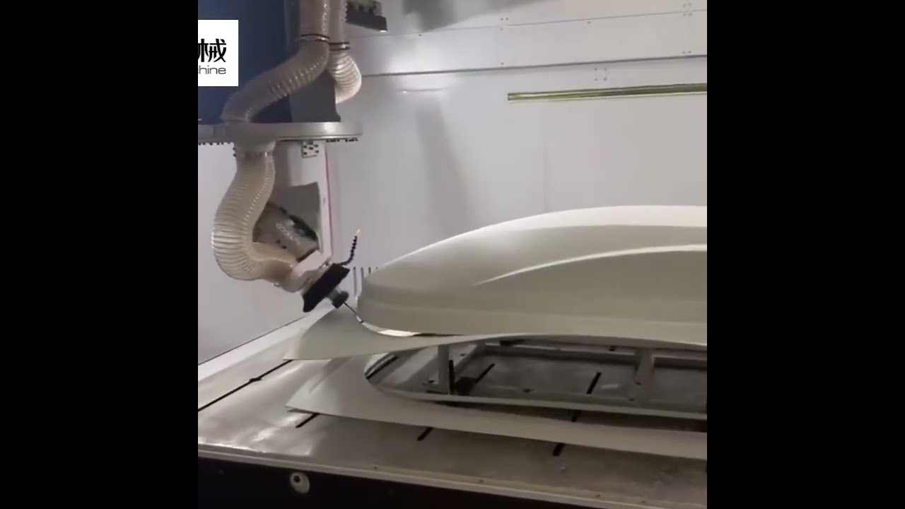 5 axis cnc milling machine for fiberglass composites FRP GRP plastic drilling cutting edge trimming