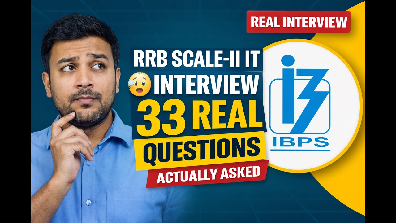 RRB IT experience  inteview questions 33 questions #ibpssoit  #rrbscale2