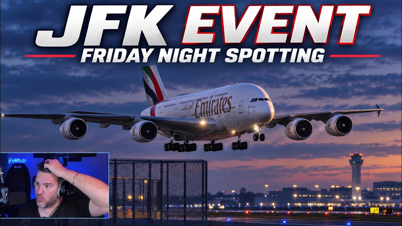 Friday Night at JFK! | LIVE Plane Spotting | MSFS 2024