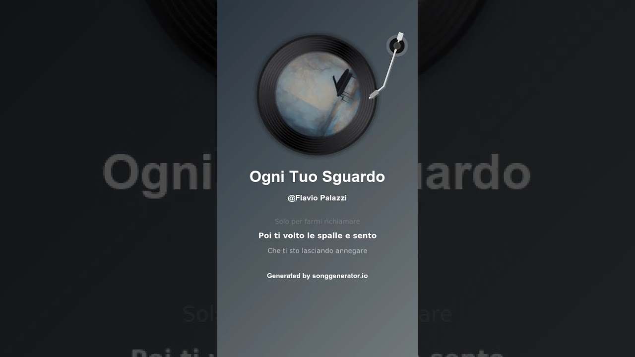 Ogni Tuo Sguardo