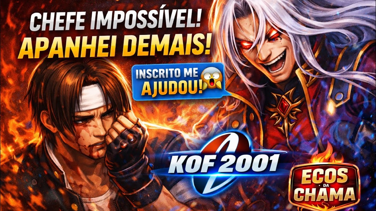 IGNIZ É DESUMANO! 😡 Quase Desisti do KOF 2001… Mas um Inscrito Me Salvou! 🔥