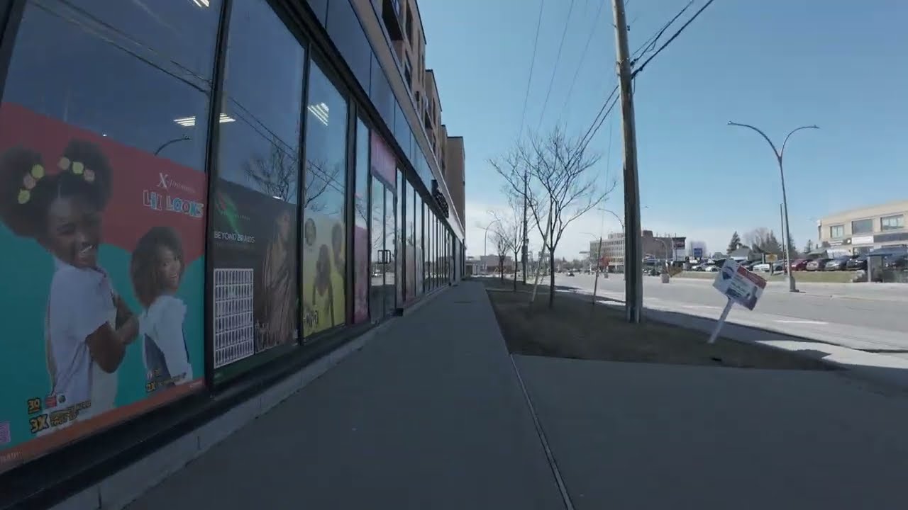 Balade a vélo, Laval, Duvernay, Boulevard Concorde 2024-04-09 (1/5)