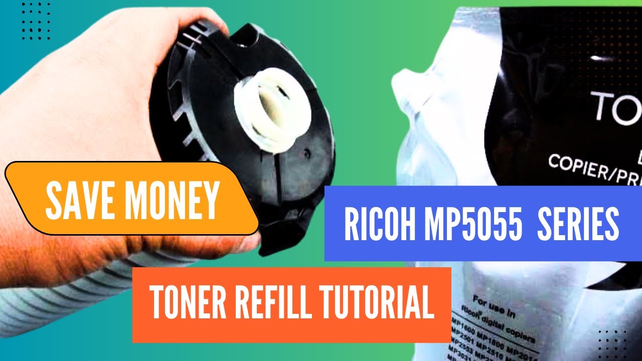 Как заправить тонер для Ricoh MP 4054/5054/6054/4055/5055 | Простое пошаговое руководство