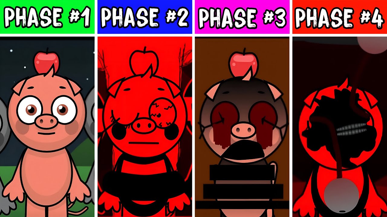Incredibox: Abgerny Phase 1 VS Phase 2 VS Phase 3 VS Phase 4 FULL Animated