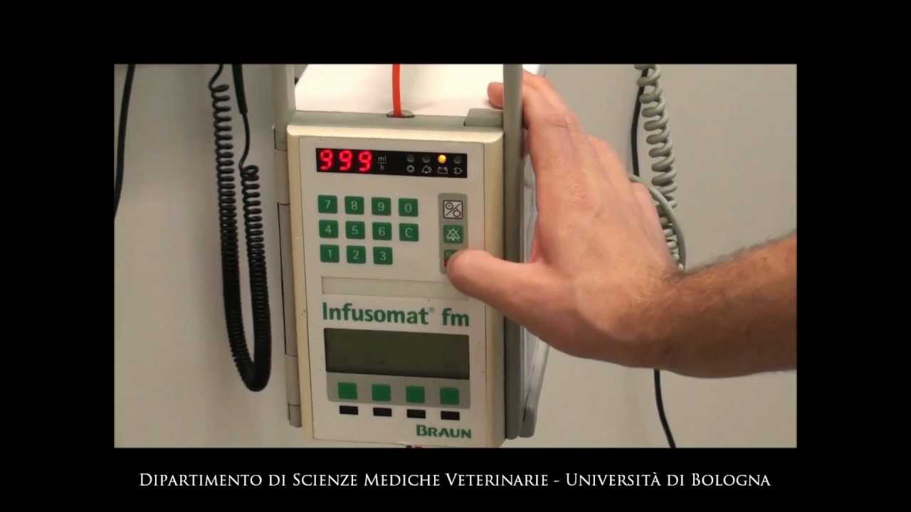 Preparazione di una linea per fluidoterapia