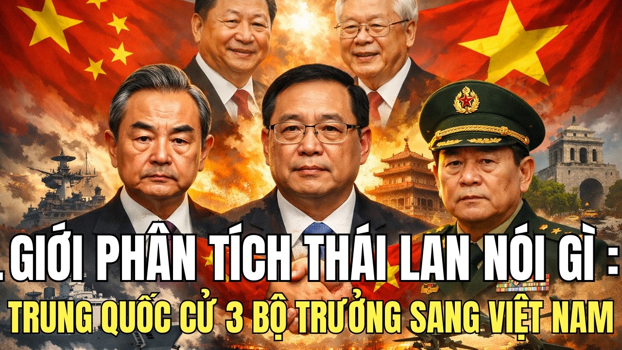 Giới Phân Tích Thái Lan Nói Gì :Trung Quốc Cử Liên Tiếp 3 Bộ Trưởng Đến Việt Nam?