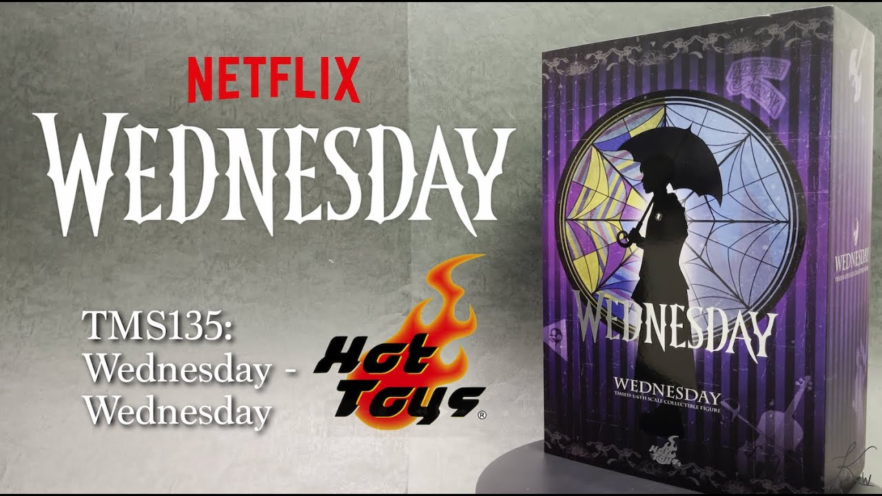 Hot Toys TMS135 Wednesday Addams (Netflix) Unboxing Quick Look Review