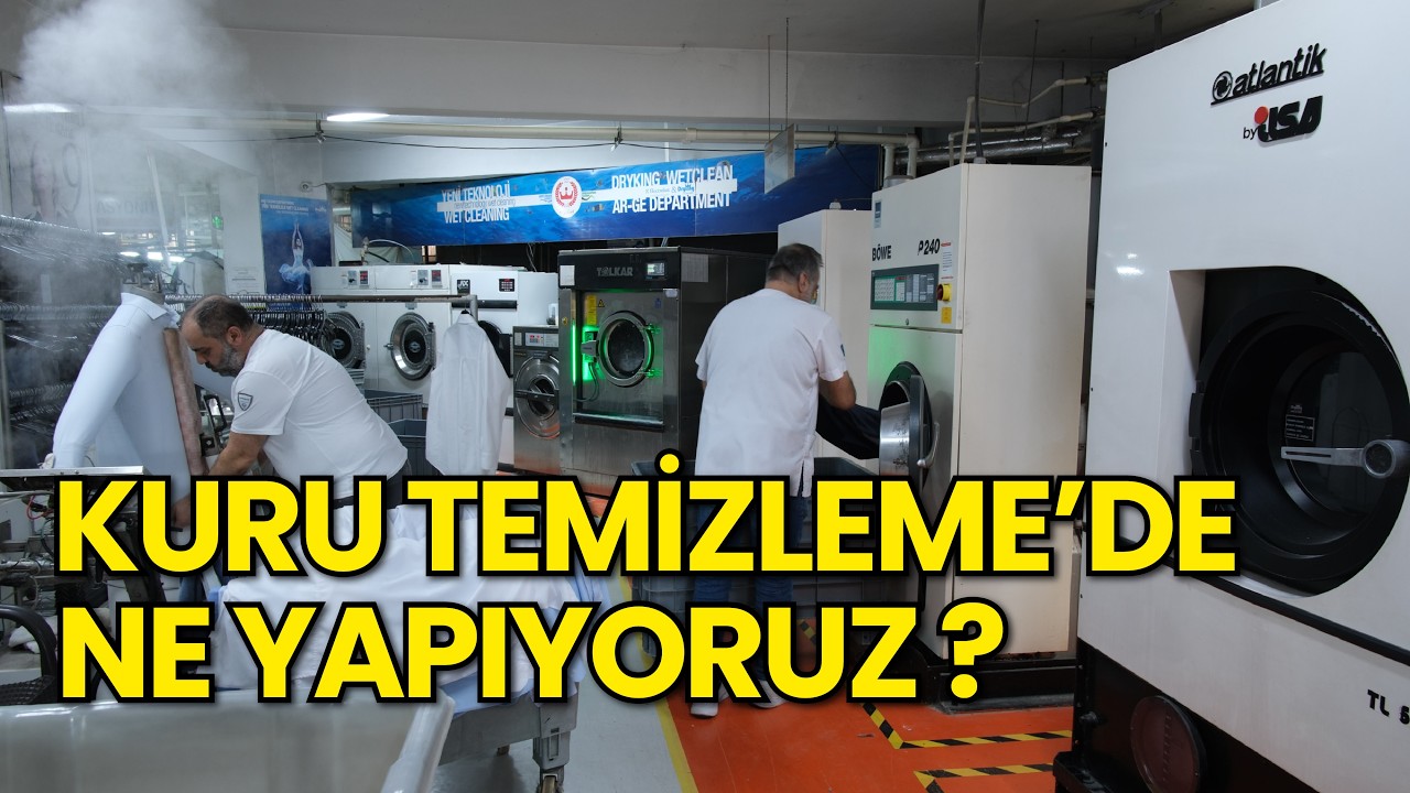 KURU TEMİZLEME  NASIL &Ccedil;ALIŞIYOR | USTALAR  B&Ouml;YLE YAPIYOR...