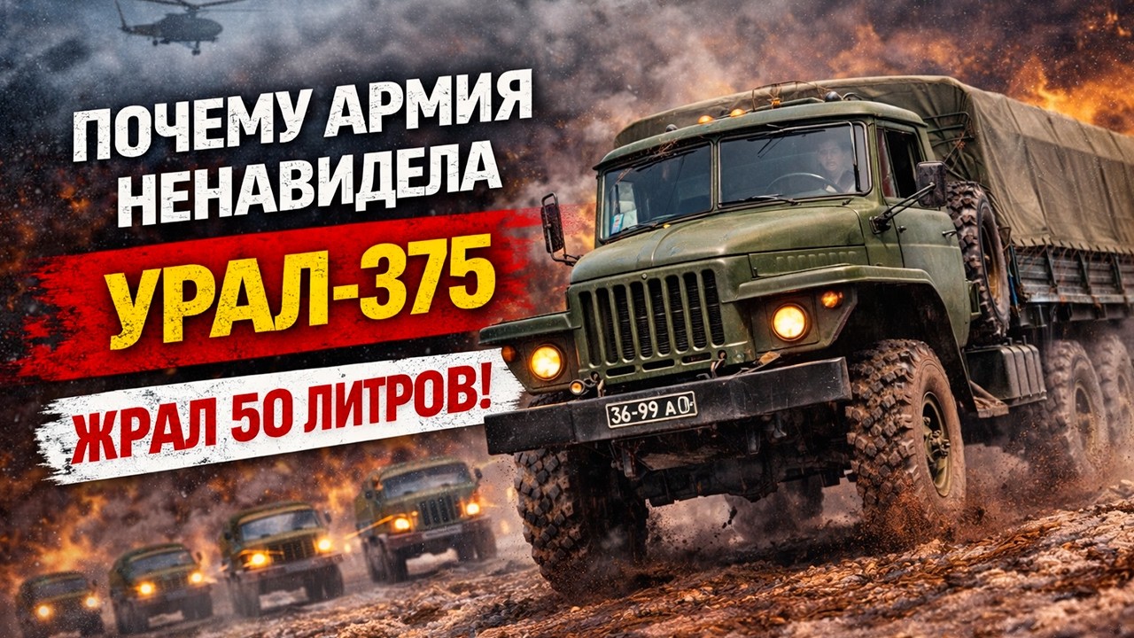 Урал-375 Почему армия ненавидела самый прожорливый грузовик СССР