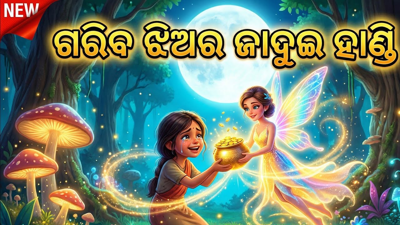 ଗରିବ ଝିଅର ଜାଦୁଇ ହାଣ୍ଡି. Part 1 The poor girl's magic pot dk odia gapa 