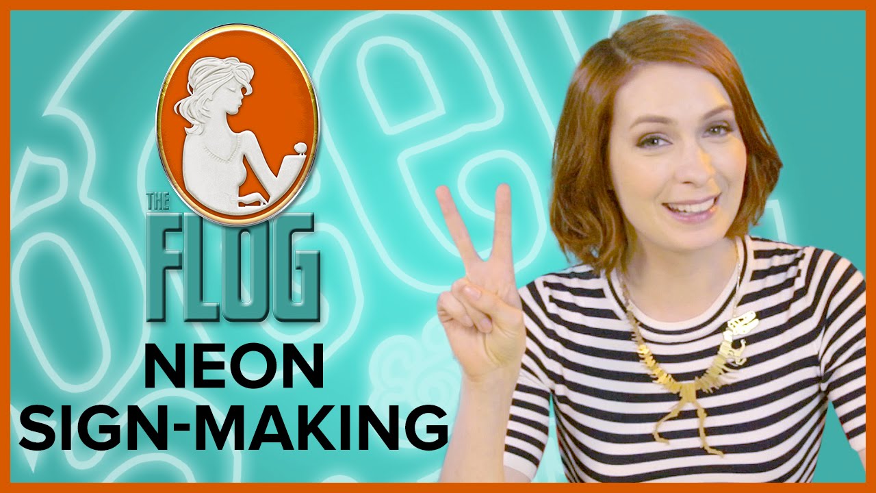 Felicia Day's The Flog!: NEON SIGN-Making