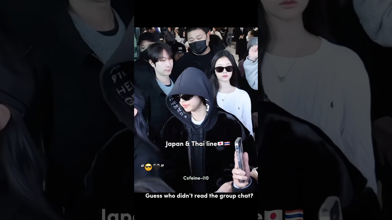 Babymonster airport outfits guess who didn&rsquo;t read the group chat?🖤🤍 #babymonster #shorts #airport