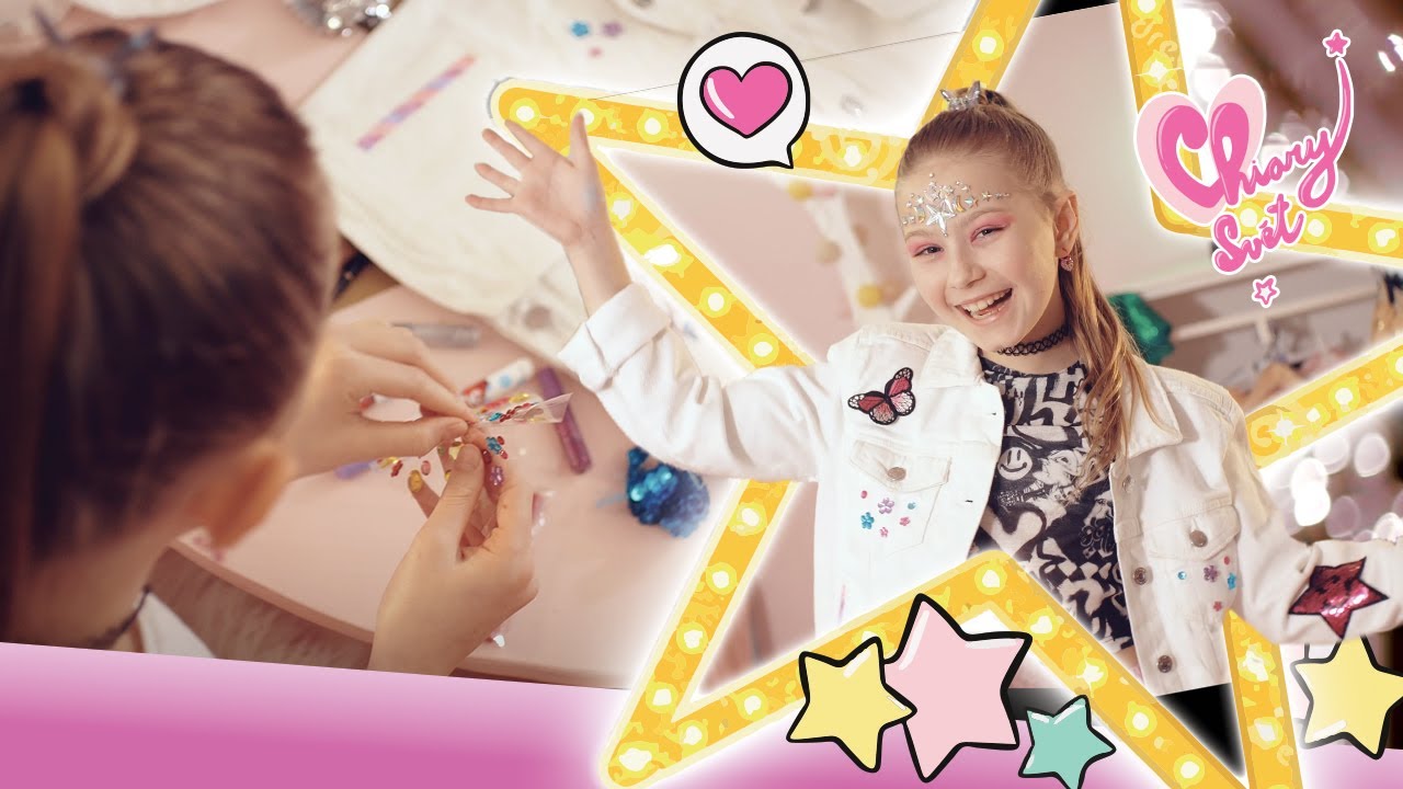 S2E8🦄CHIARY SVĚT🦄 DIY moje třpytivá custom bunda ✨nová SOUTĚŽ o Merch