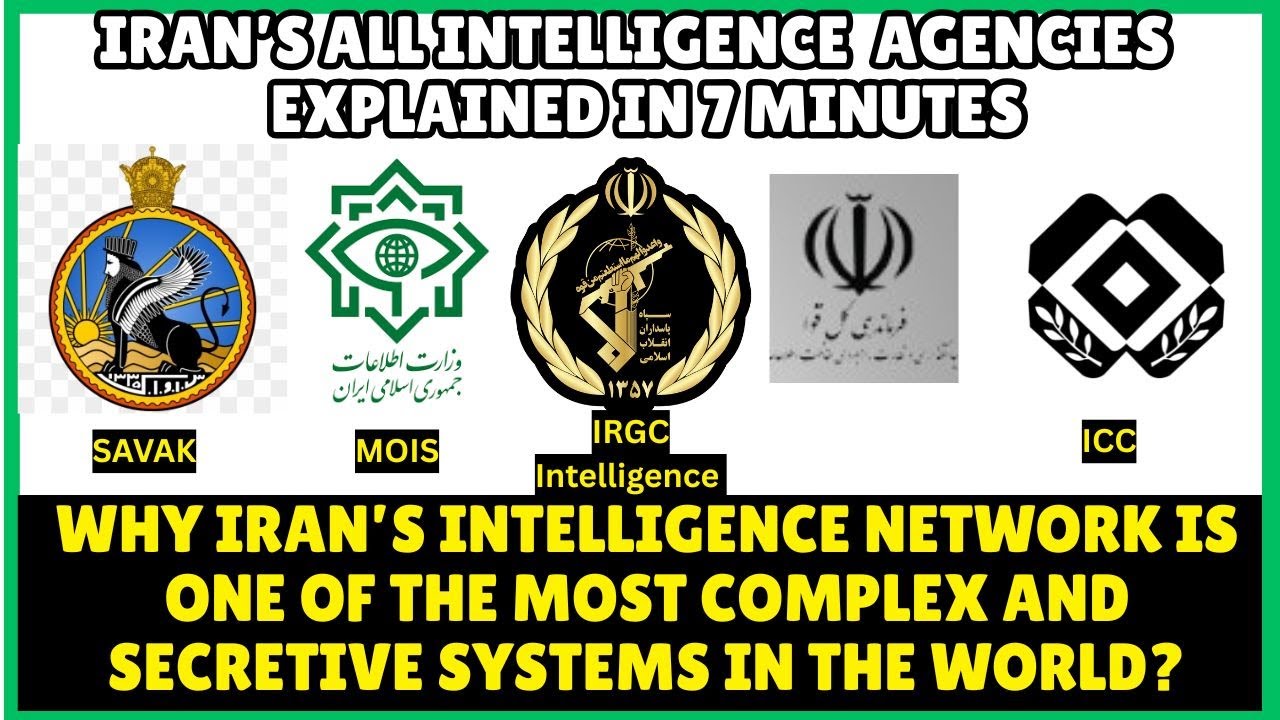 IRAN&rsquo;S ALL INTELLIGENCE AGENCIES  EXPLAINED IN 7 MINUTES. #explained #secret-agencies #intelligence