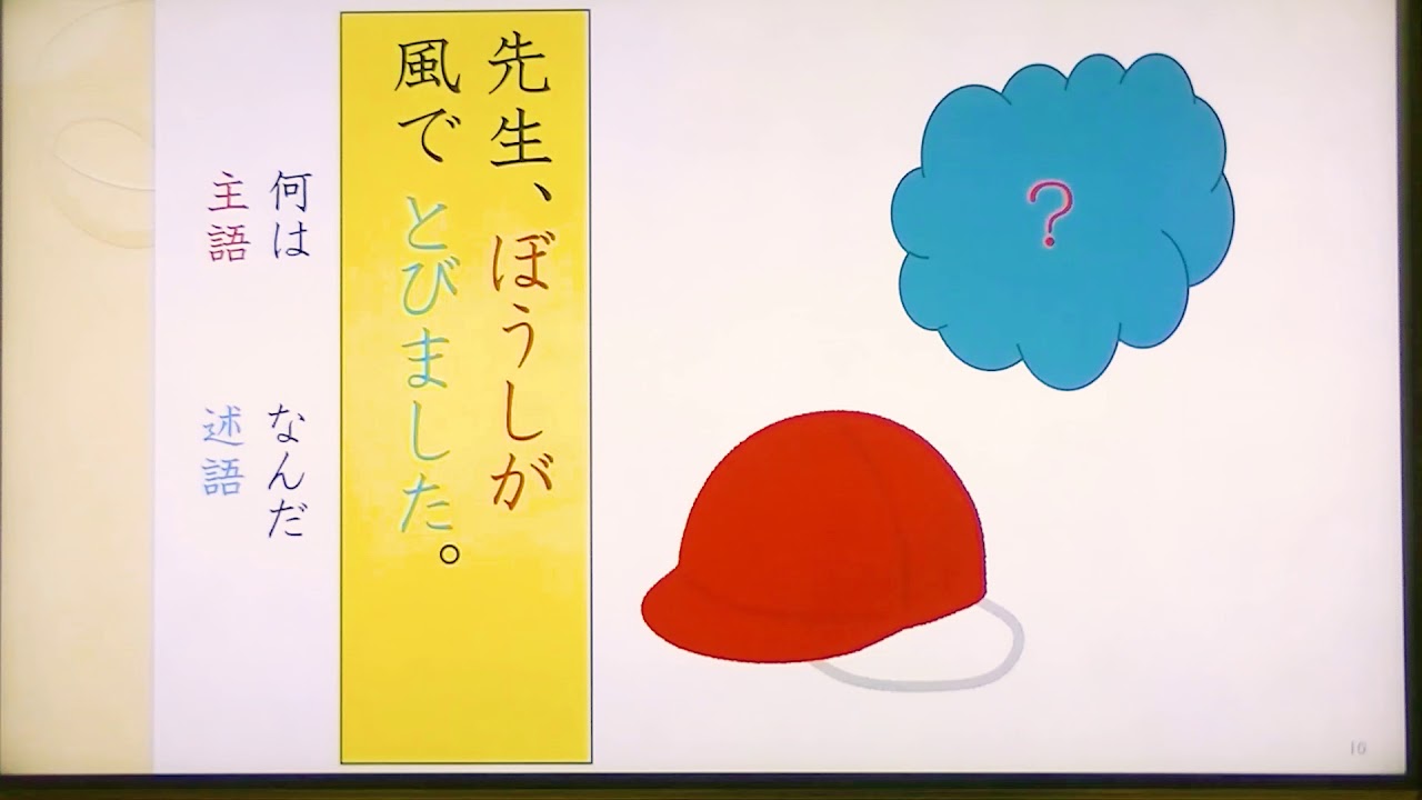 授業「主語と述語を使って書いてみよう」｜国語｜小２｜群馬県