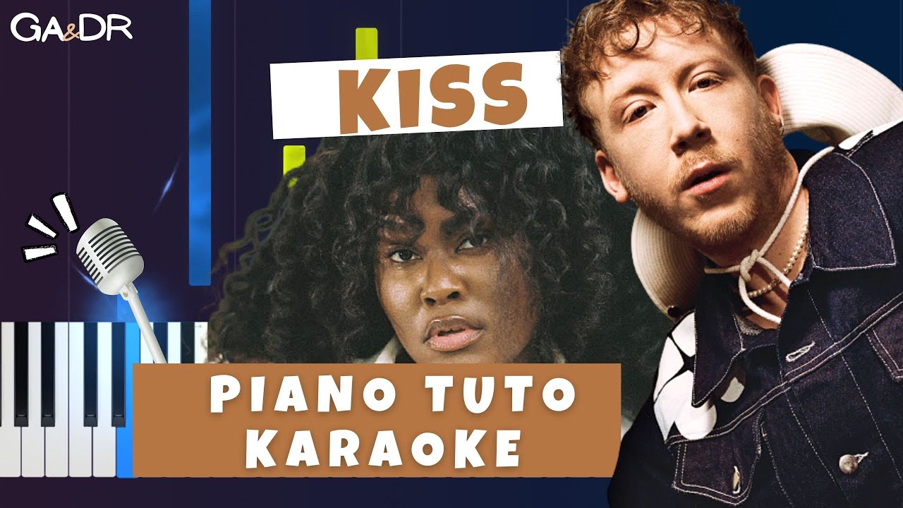 Eddy de Pretto & Yseult - Kiss (Piano Cover Tutoriel Instru KARAOKE Paroles)