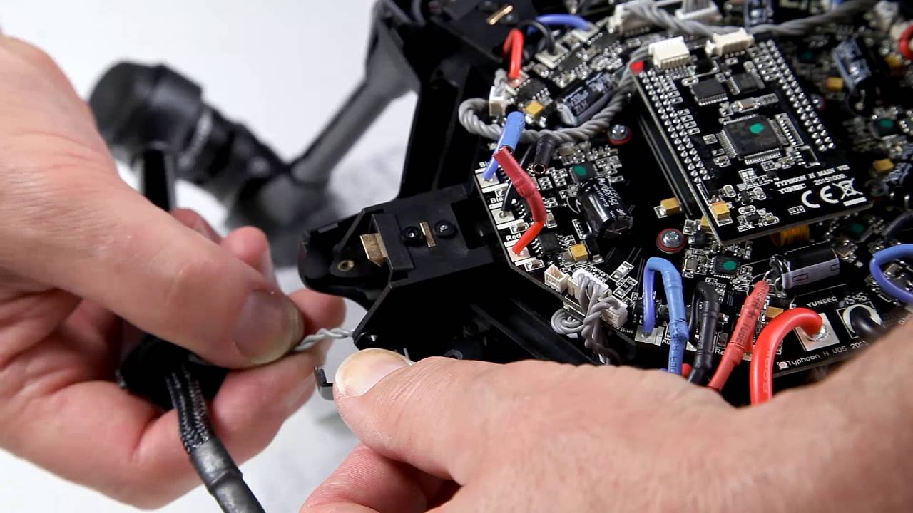 Yuneec Typhoon H replace broken arm PART 2 REASSEMBLE