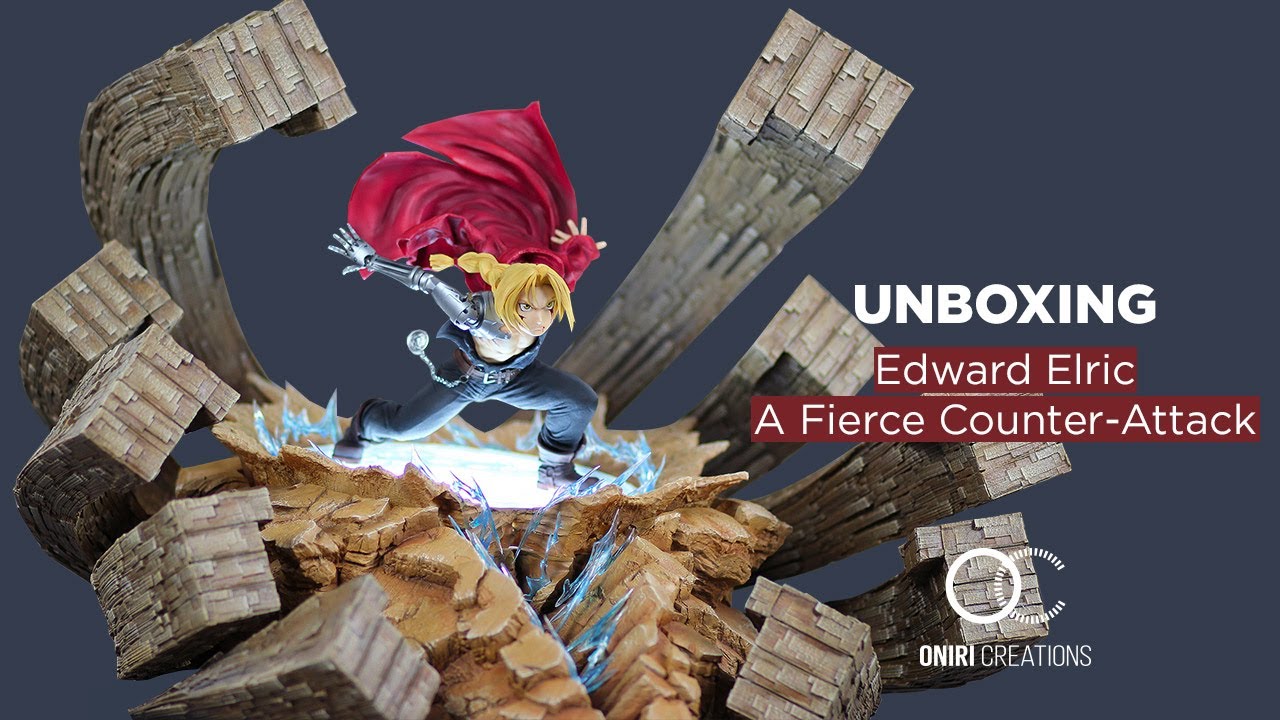 [UNBOXING] Edward Elric - A Fierce Counter-Attack : Diorama Statue - Oniri Creations