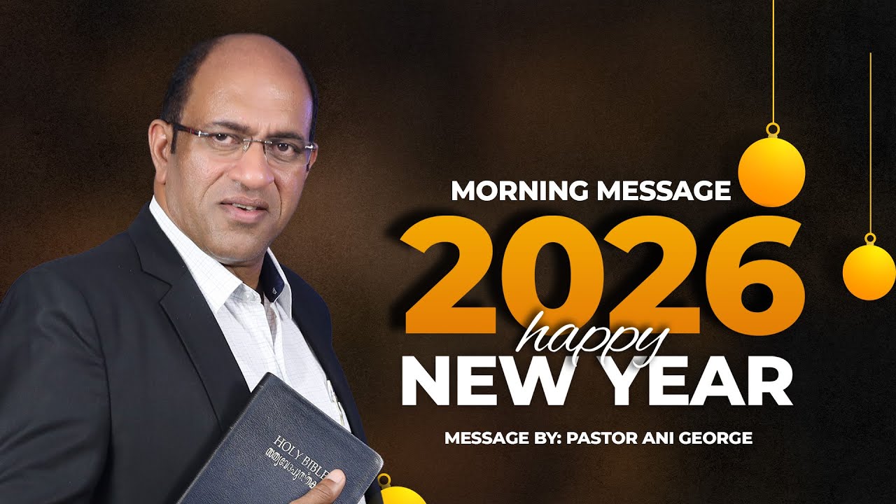 Morning Message | Pastor Ani George | Happy New Year | Jesus Voice Ministries