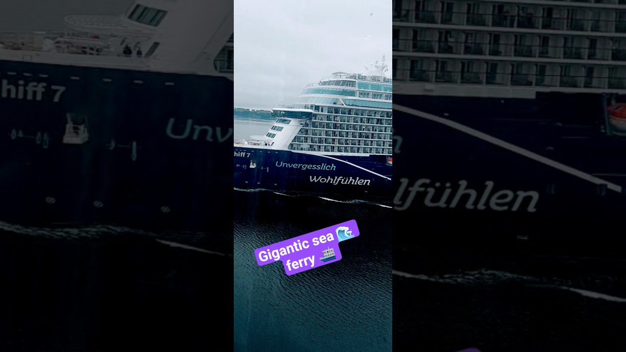 Gigantic sea 🌊 ferry ⛴ 