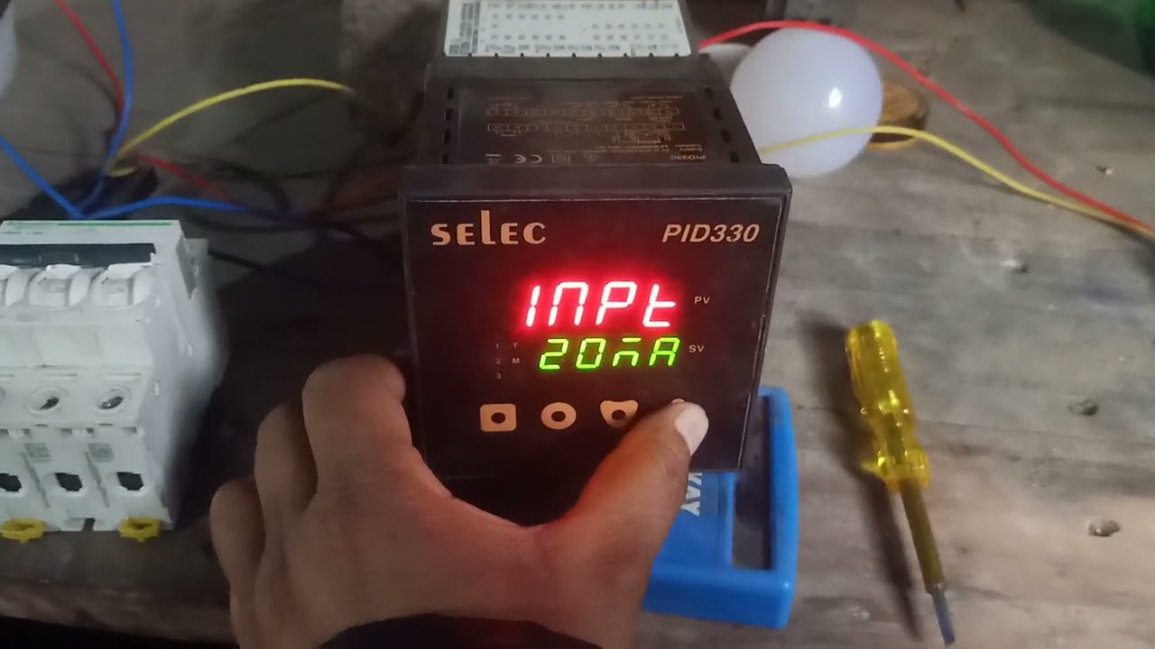 selec pid 330,temperature controller programming,editing parameter,input selection,output selection