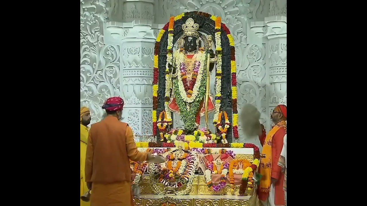 #श्री #रामलला #रामजन्मभूमि मंगला श्रृंगार आरती दर्शन दिनांक–19-11-24 मंगलवार #viral #video #ram