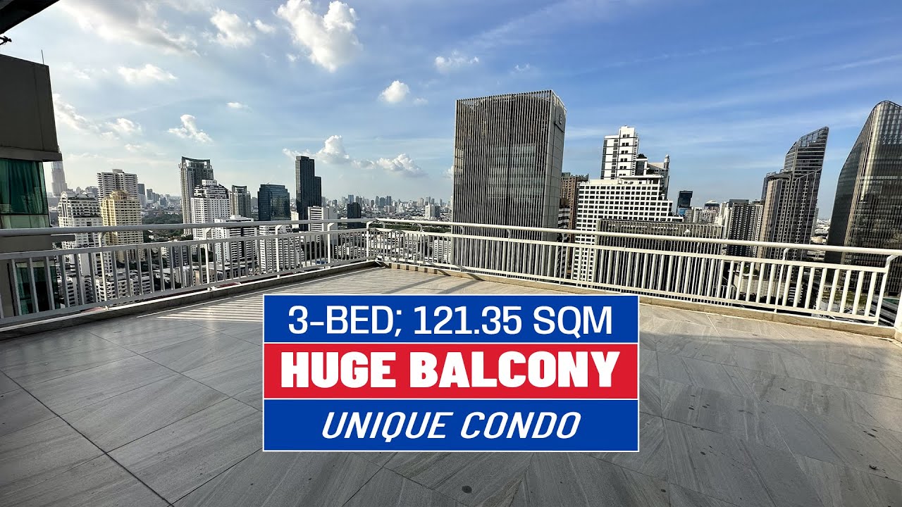 Sukhumvit Apartment With Huge Balcony - Bangkok Property Tour