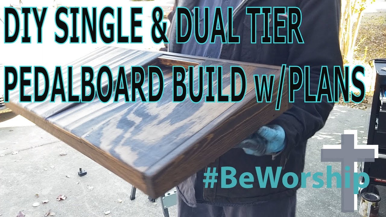 How to make a Single or Dual Tier Pedalboard build