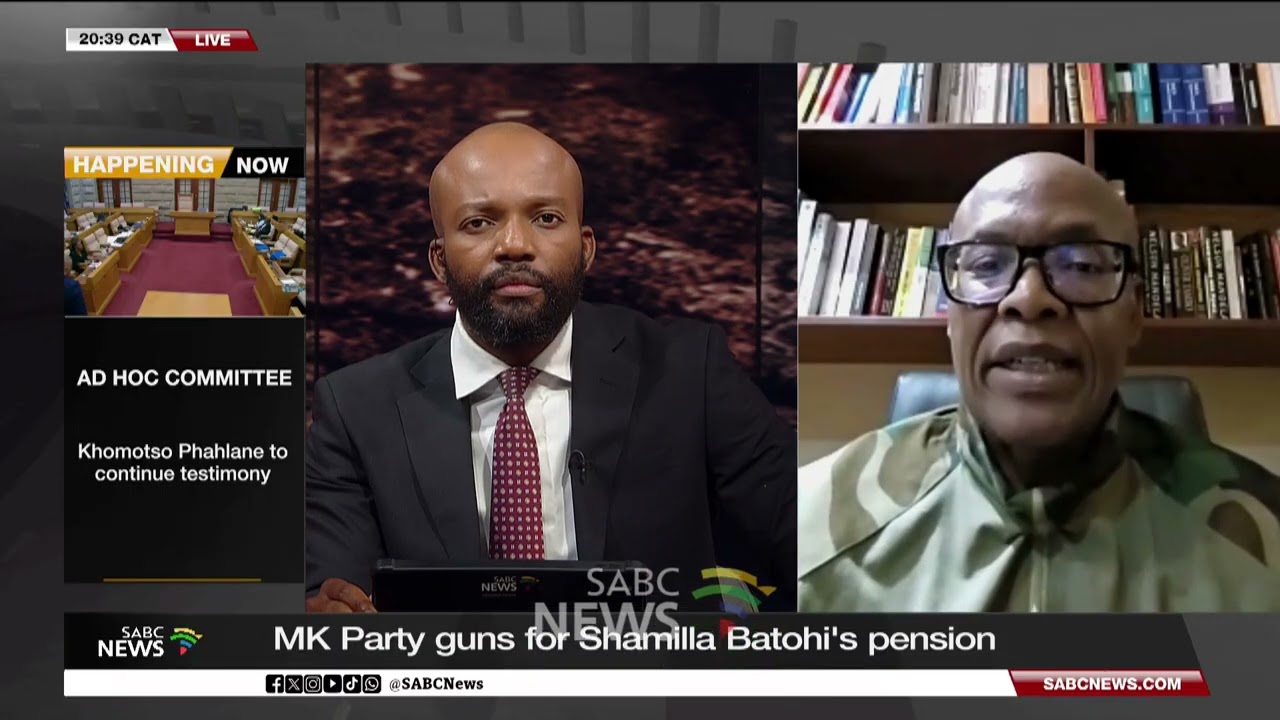 MK Party guns for Shamilla Batohi's pension