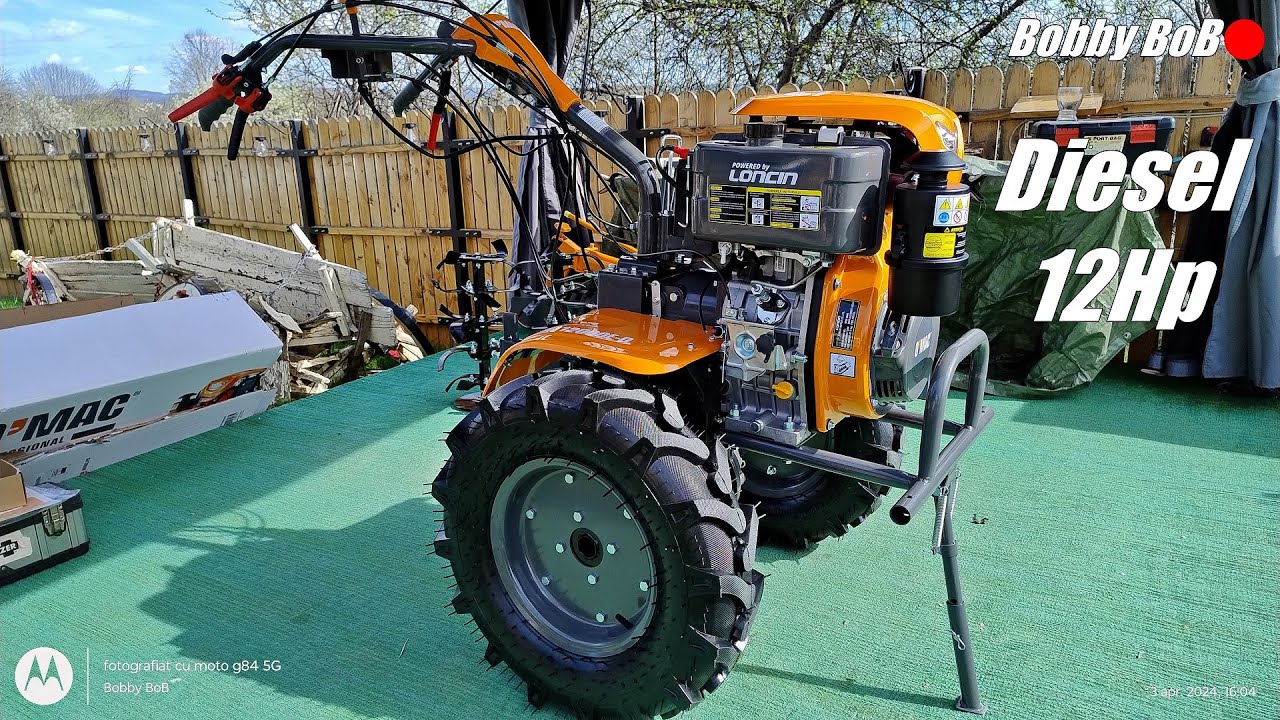 O'Mac MC 12000e-d 462cc 12 Hp - diesel / Two wheel tractor