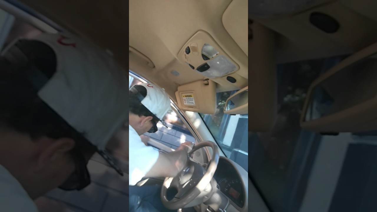 Smoking weed in the drive thru! Crazy! Must see!