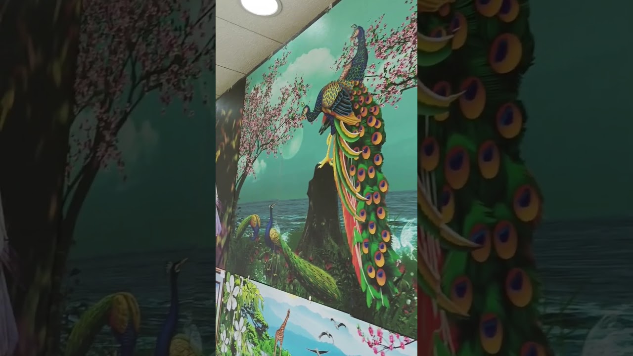 Beautiful wall scenery tiles #tiles