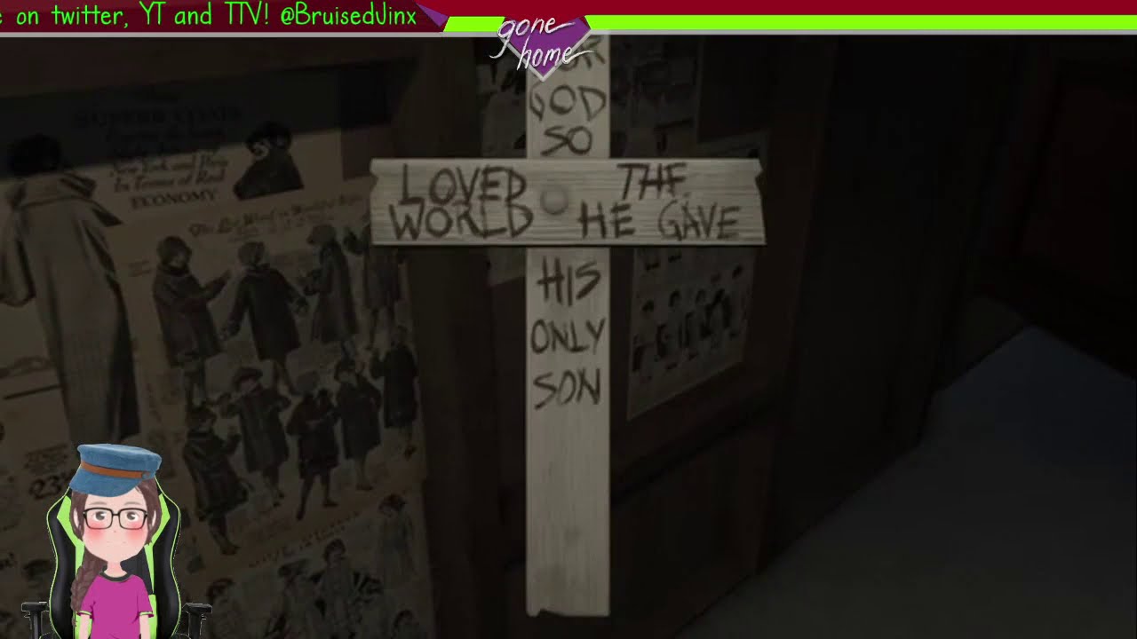 I'm a bit of a scaredy cat 😔 - Gone Home VTuber stream compilation