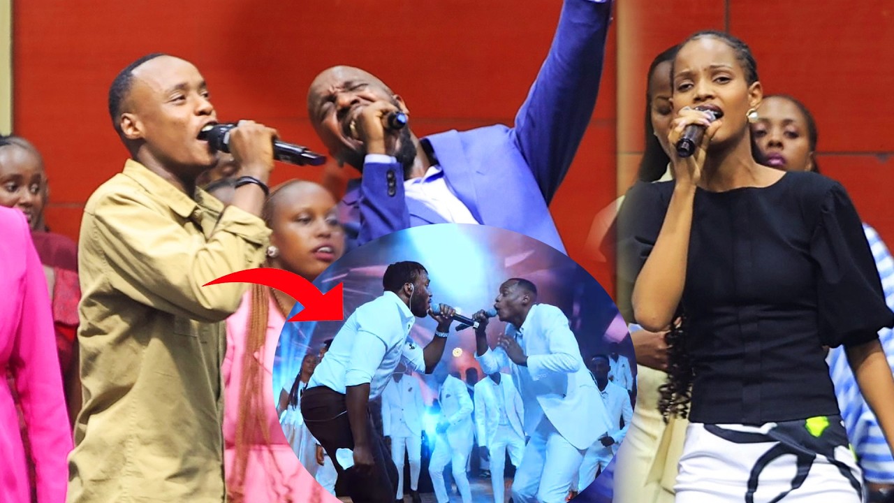 😍Wow GISUBIZO MINISTRIES NA NKOMEZI, NABAYE UMWE N'IMANA BAYIKOZE LIVE HAMWE N'INDIRIMBO  ZINDI ZABO