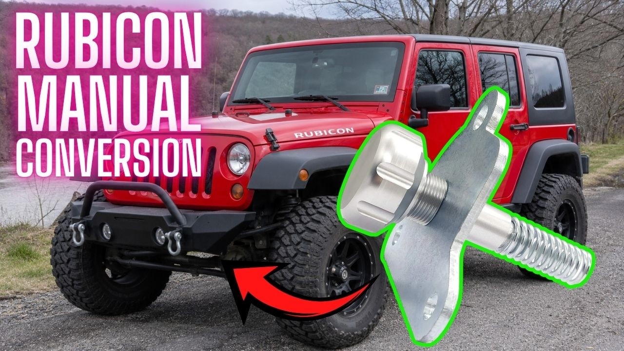 Sway bar disconnect manual conversion for Jeep JK Rubicon