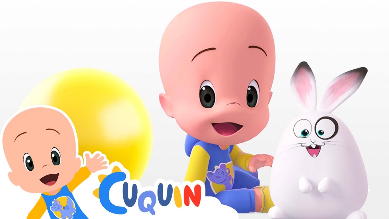 Learn with Cuquin's yellow ball | Educational videos