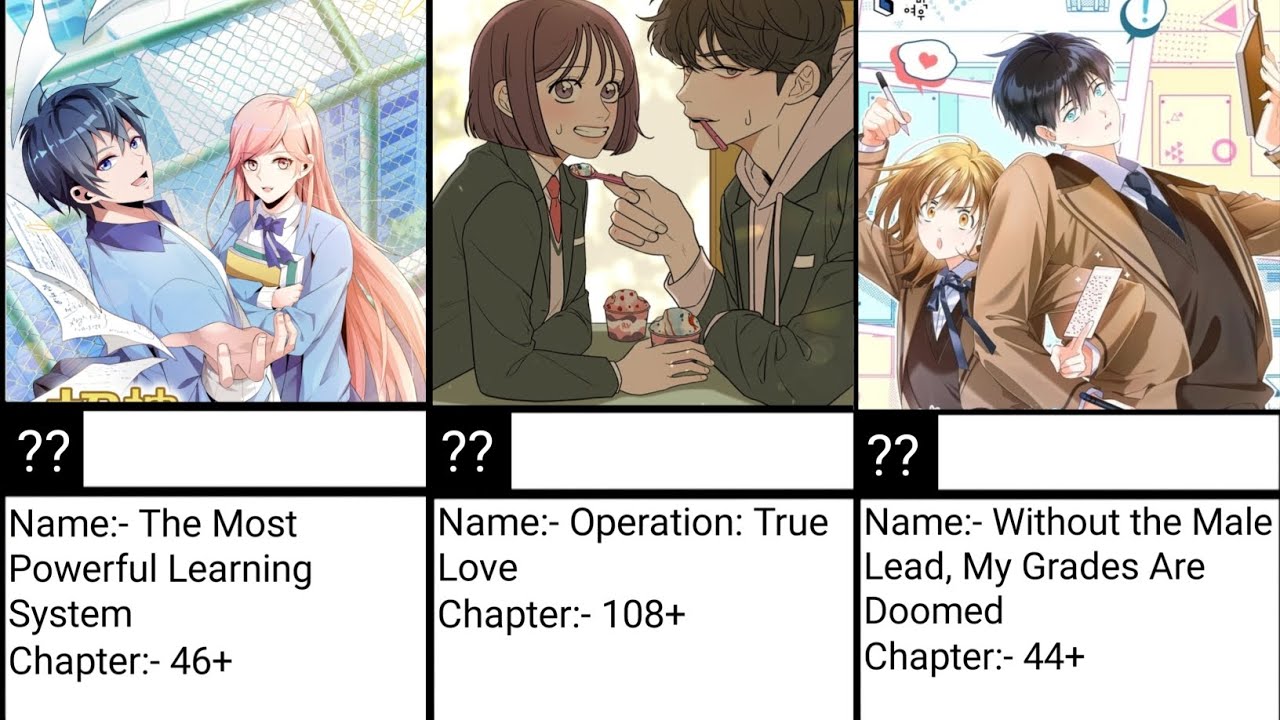 TOP 50 SCHOOL ROMANCE MANHWA/MANHUA THAT YOU GUYS NEED TO READ